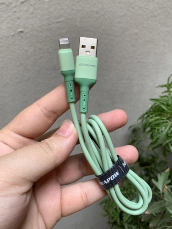 Dây cáp sạc cho iP chính hãng Drapow chất liệu cao su non CS02 Dây cáp sạc cho iP chính hãng Drapow chất liệu cao su non CS02