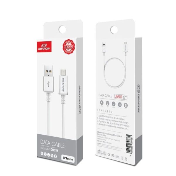 (Mua 10 Tặng 5 Củ XO L7) Cáp Sạc IPhone, IPAD DRAPOW JM01