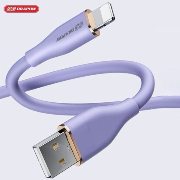 Dây cáp sạc iPhone Drapow CS01 , Chân A to L , chất liệu cao su non