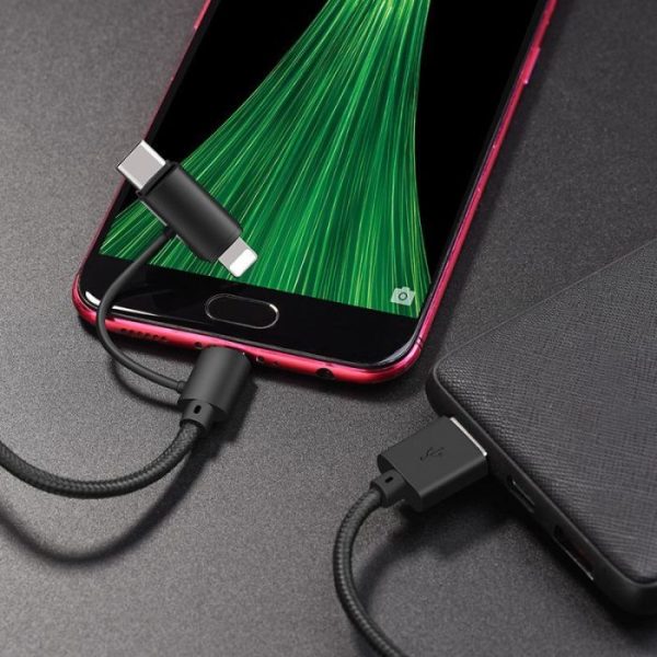 Dây Cáp Sạc Nhanh 3 Đầu Hoco X41 2.4A 1m - Dây Cáp Sạc Nhanh Iphone Chính Hãng 3 Trong 1 Dây Cáp Sạc Nhanh 3 Đầu Hoco X41 2.4A 1m - Dây Cáp Sạc Nhanh Iphone Chính Hãng 3 Trong 1