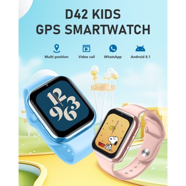 Đồng hồ trẻ em thông minh D42 lướt tiktok, Facebook thông minh D42
