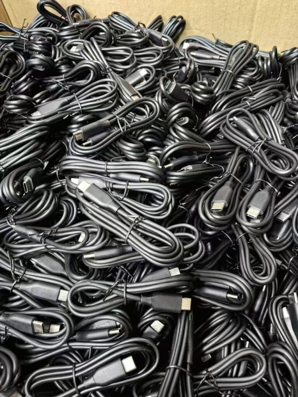 Cáp Anker C to C 65w, dài 0.9m, sạc được iPhone 16, không hộp - MÀU ĐEN