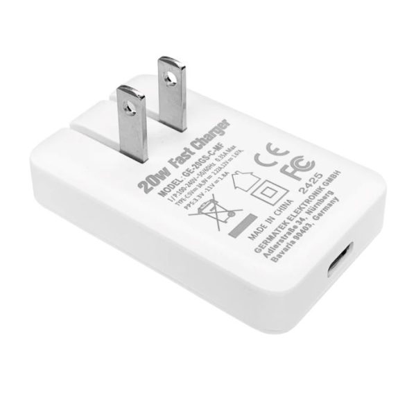 Củ sạc nhanh siêu mỏng Volwatt(Đức) GE-20GS-C-MF 20W Fast Charger