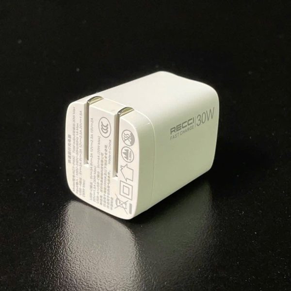 Củ sạc nhanh RECCI 30W RCT-P40C, 2 cổng sạc A+C