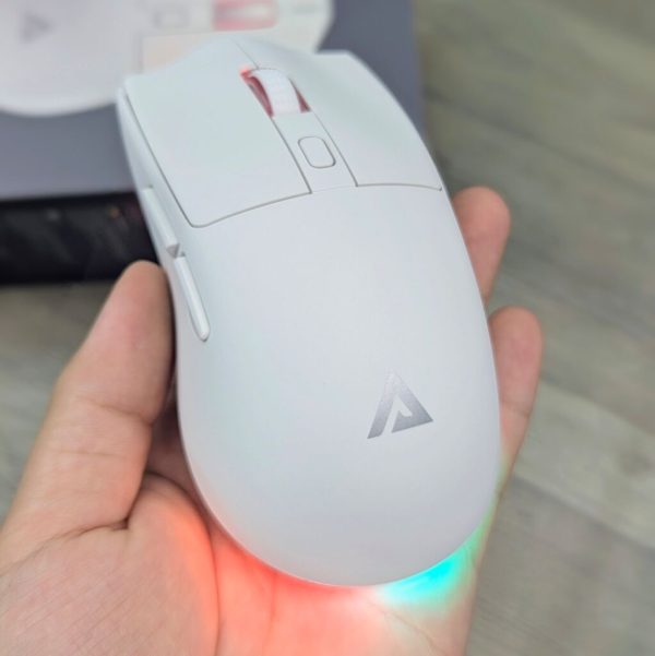 Chuột không dây AOQELO AWQ5, 3 chế độ kết nối, Led RGB