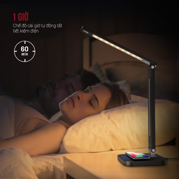 Đèn bàn chống cận kiêm sạc không dây Taotronics TT-DL038
