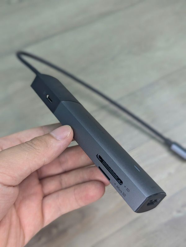 Hub MOKIN 7 in 1 có cổng đọc thẻ nhớ, HDMI 4k60Hz