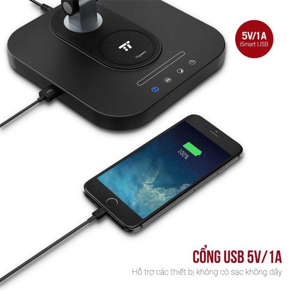 Đèn bàn chống cận kiêm sạc không dây Taotronics TT-DL038