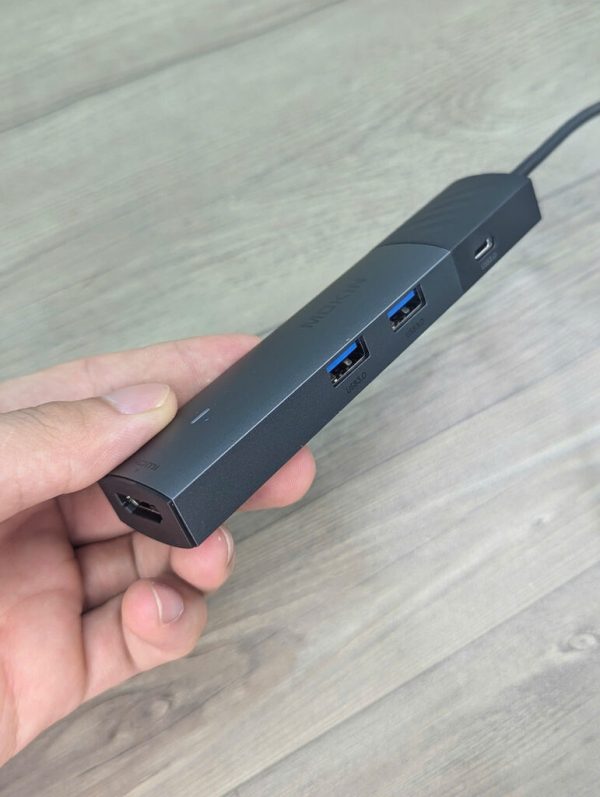 Hub MOKIN 7 in 1 có cổng đọc thẻ nhớ, HDMI 4k60Hz