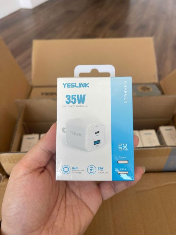 Củ sạc 2 cổng 35W Yeslink