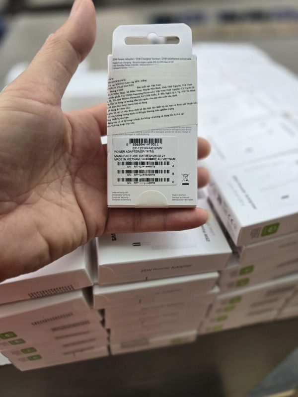 Củ sạc nhanh Samsung 25W Model mới T2510 NEW Nguyên Siu, Chính hãng, Sạc cho cả Iphone PD, GaN