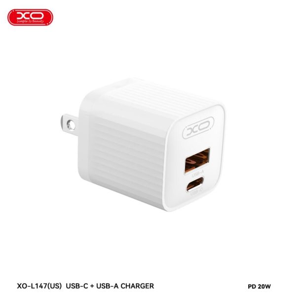 Củ Sạc Nhanh 2 Cổng 20W XO L147 - 30W XO L149 Củ Sạc Nhanh 2 Cổng 20W XO L147 - 30W XO L149