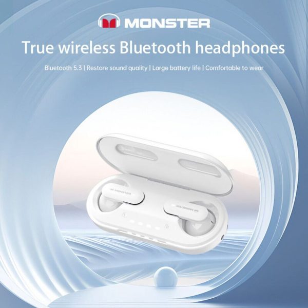 allalt textTai nghe TWS M1007 hãng Monster SuperSlim AirLink - chip Qualcomm aptX