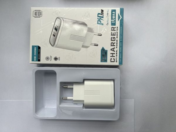 Sạc nhanh 2in1 PD20w + Qc4.0 Kim Cương chính hãng