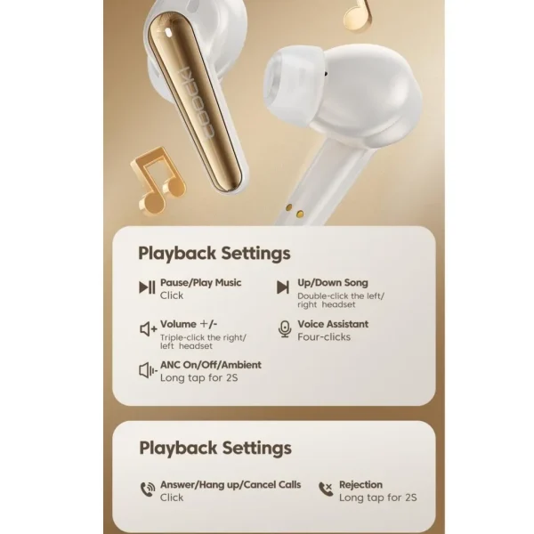 Tai Nghe TOOCK TJ02 ANC - Bass Căng, Chống Ồn ANC 30dB, 4 Micro, Pin 30h, Chống Nước IPX5 Tai Nghe TOOCK TJ02 ANC - Bass Căng, Chống Ồn ANC 30dB, 4 Micro, Pin 30h, Chống Nước IPX5