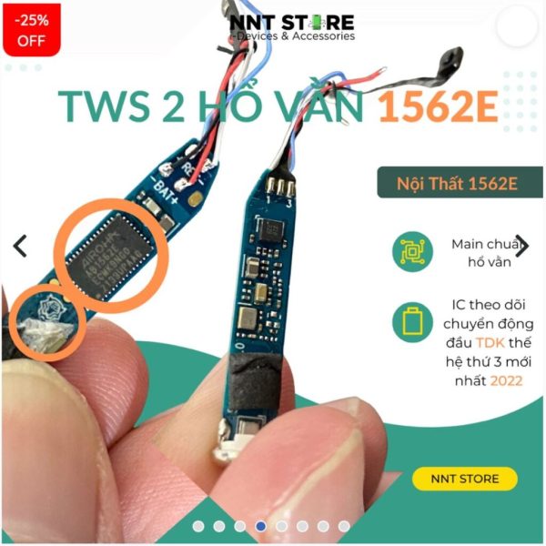 Tai Nghe Airpods 2 Hổ Vằn 1562E Hàng Chuẩn Loại 1