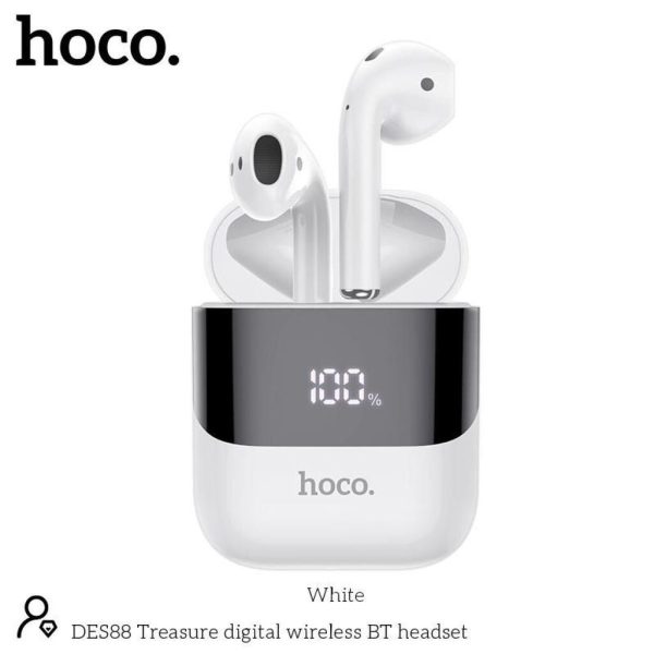 Tai Nghe Bluetooth Hoco DES88 với BT 5.0, Pop up, chạm cảm ứng