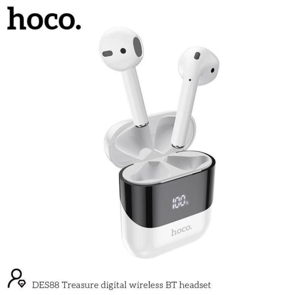 Tai Nghe Bluetooth Hoco DES88 với BT 5.0, Pop up, chạm cảm ứng