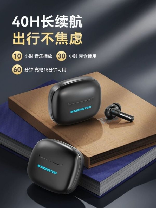 Tai Nghe Bluetooth Monster XKT26 Âm Thanh Nổi Cuộc Gọi HD - Chống ồn ANC 35DB