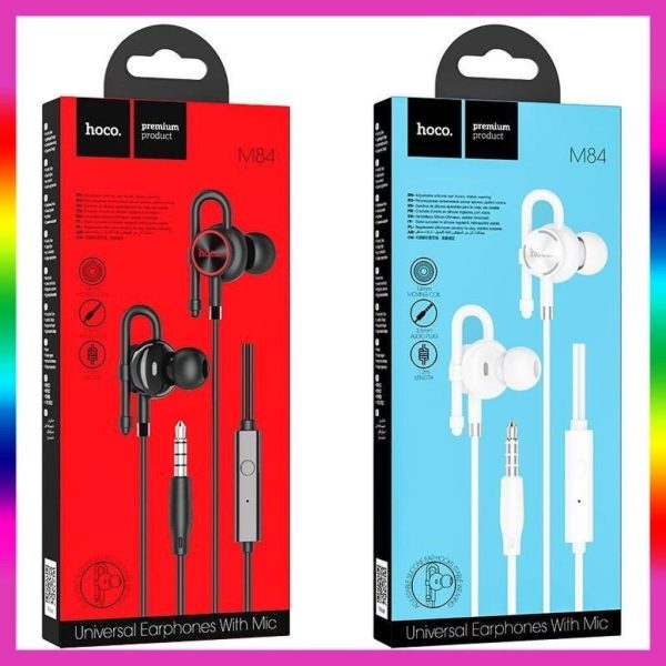 ￼Tai Nghe Có Dây Hoco M84 Chân 3.5mm dài 1.2M Chính Hãng