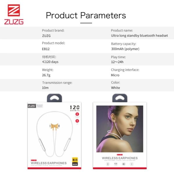 Tai nghe Đeo cổ ZUZG EB12