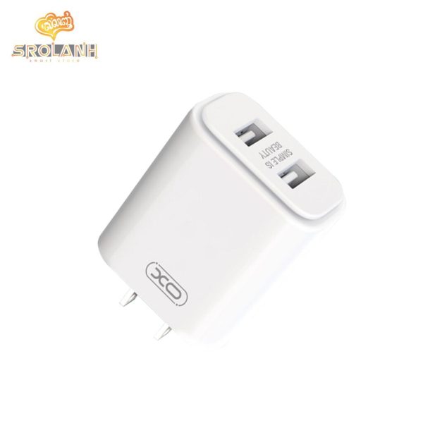 (Sale)Củ Sạc Nhanh 2.4A 2 Cổng USB XO L90C ( US) / XO L85C (US)
