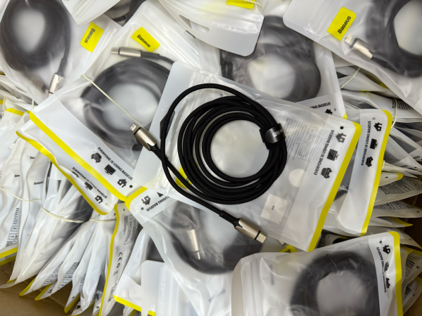 (10 tặng 1) Cáp sạc nhanh C to Lightning Baseus Waterdrop Series PD cho iPhone/ iPad 2M