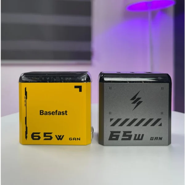 Bộ sạc type-c 65W Basefast củ sạc Gan 65W kèm dây silicon cho máy tính bảng laptop samsung Mac Xiaom