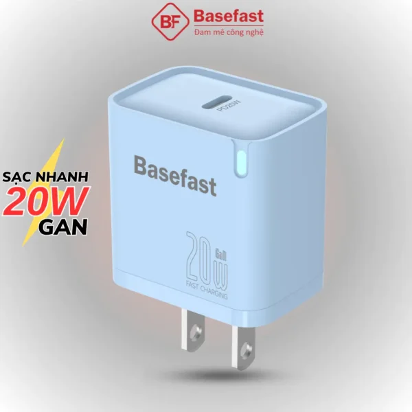 Củ sạc nhanh 20W Basefast-B26 cốc sạc type C công nghệ chống quá tải nhiệt dùng cho ip samsung oppo Củ sạc nhanh 20W Basefast-B26 cốc sạc type C công nghệ chống quá tải nhiệt dùng cho ip samsung oppo