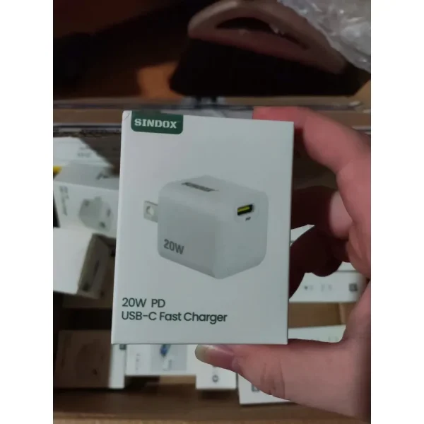 Củ sạc nhanh 20W giá rẻ Sindox công nghệ GAN