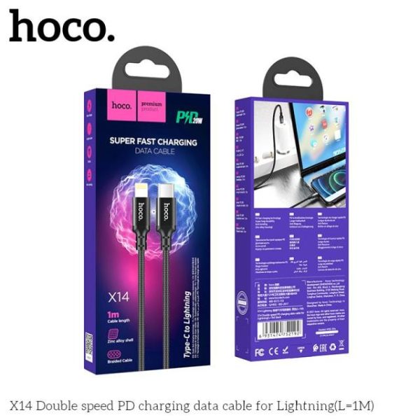 Cáp sạc HOCO x14 iPhone, Type C, Micro độ dài 1m,2m