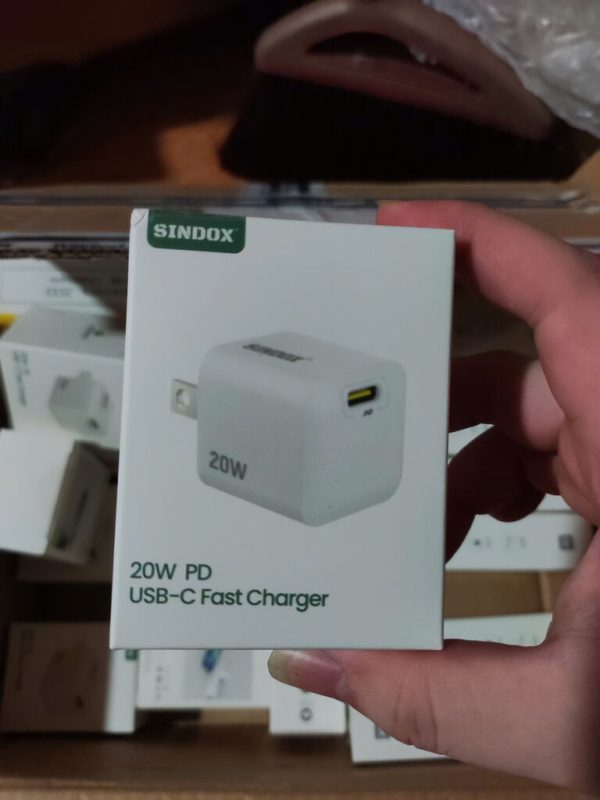 Củ sạc nhanh PD 20W hãng SINDOX , công nghệ GaN ( Amazon Mỹ )