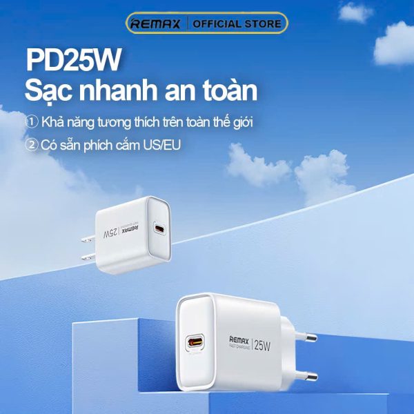 Củ sac REMAX, RP-U137. 25W