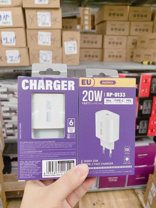 (mua 10 tặng 1) Củ sạc nhanh Remax PD 20w RP-u133