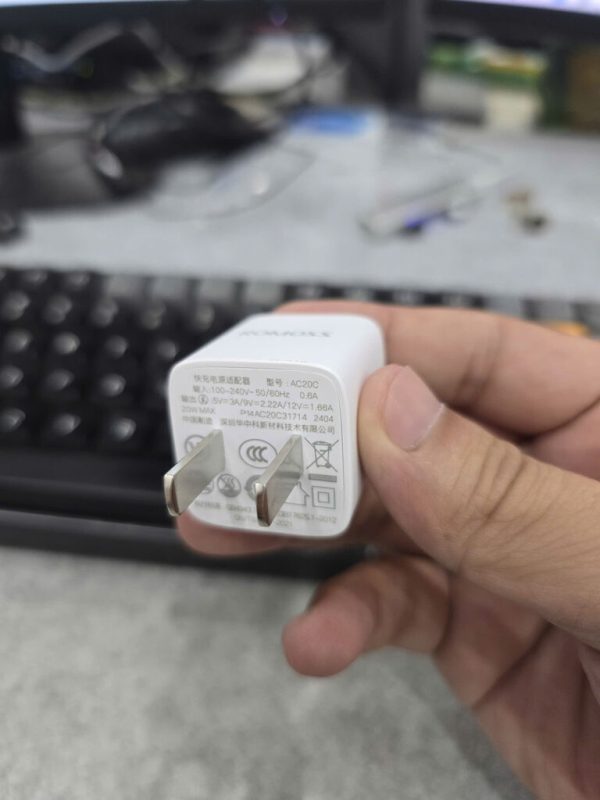Củ sạc nhanh PD 20w chính hãng ROMOSS - Công nghệ GaN