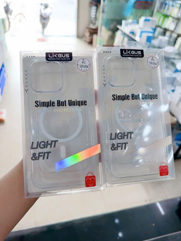 Ốp lưng Likgus (PC) cứng có hỗ trợ sạc từ tính