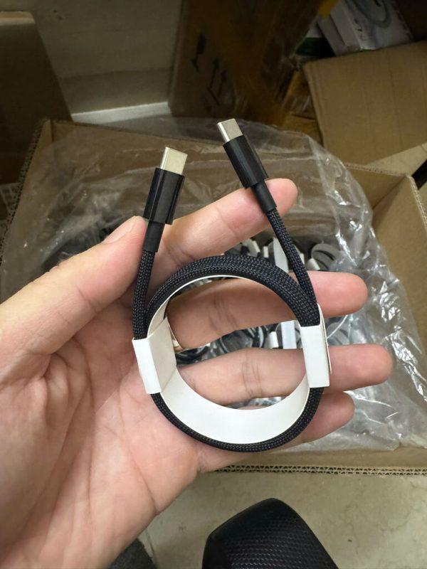 Cáp Sạc Bọc Dù C To C Đen