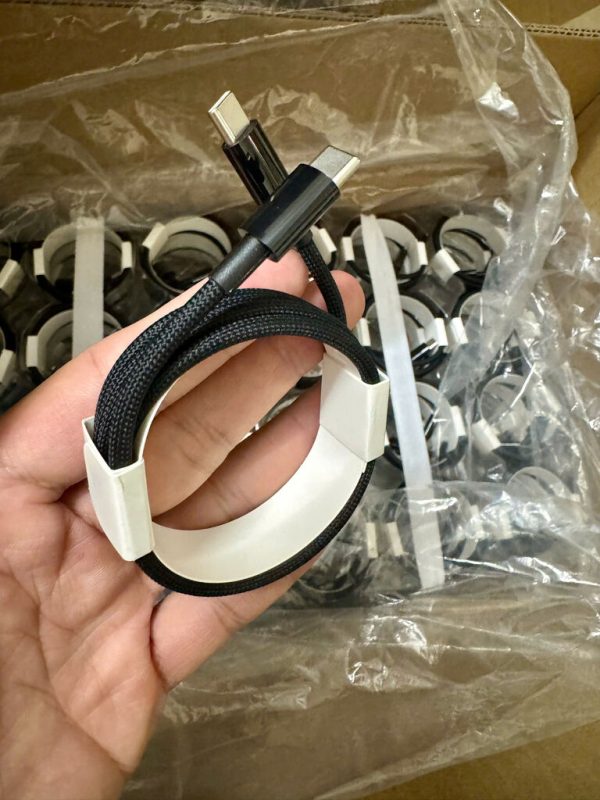 Cáp Sạc Bọc Dù C To C Đen