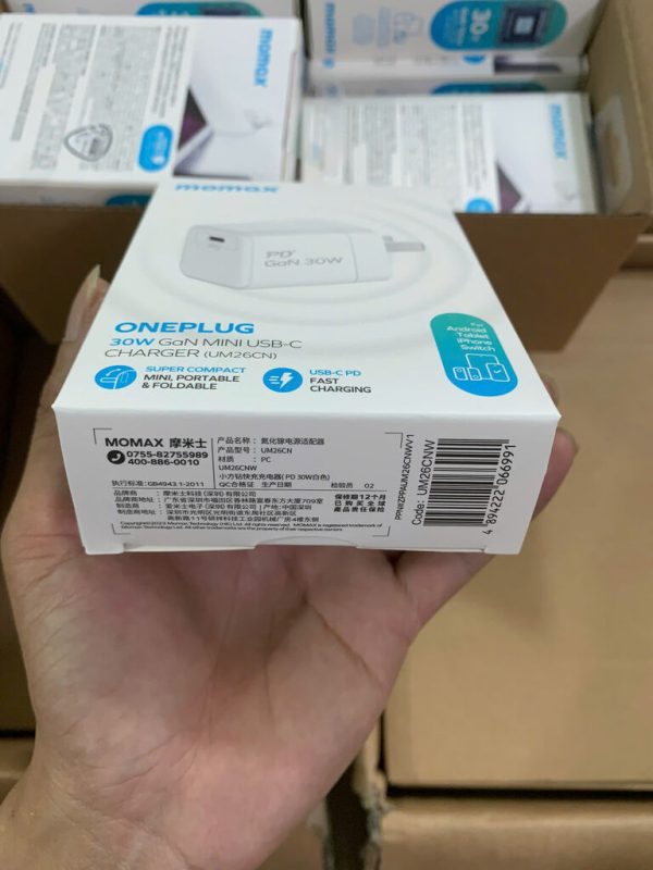 Củ sạc nhanh Momax UM26CN 30W GaN