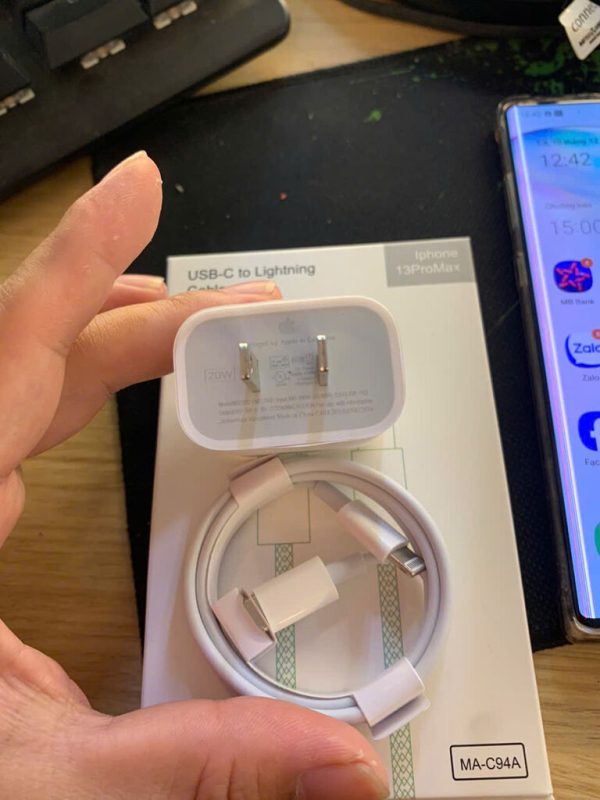 Combo củ cáp sạc nhanh 20w iphone Full hộp