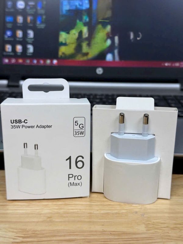 CỦ SẠC 35W IPHONE 16PROMAX ĐỦ DÒNG - HÀNG FAKE ( HÀNG KHÔNG LOGO )