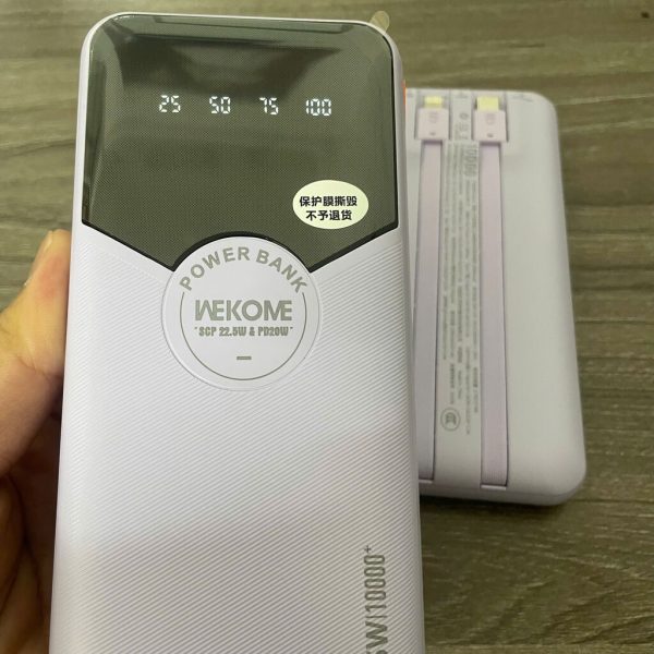 Pin Dự Phòng 10.000mah - 20.000mAh WEKOME WP-59 Sạc Nhanh 22.5W (ko hộp)