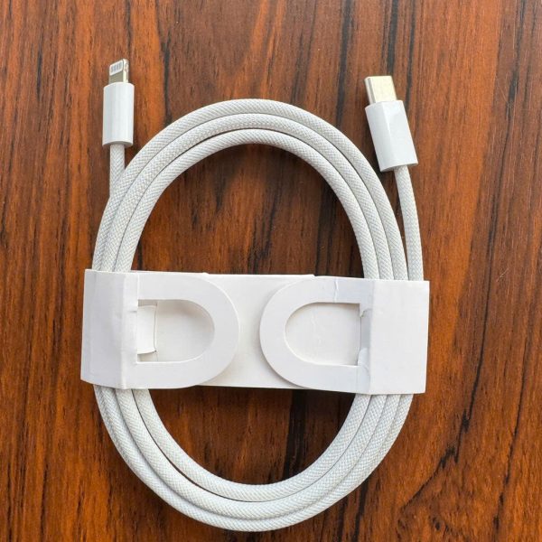 Cáp Bọc Dù Sạc Nhanh iPhone 20W C to L 12ic, dài 1m chống rối, Sạc Nhanh PD hàng fake, đủ hộp