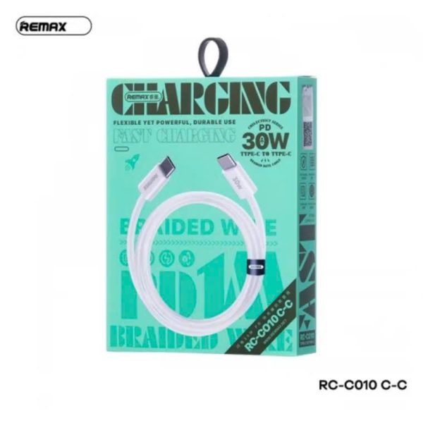 Cáp dữ liệu bện sạc nhanh PD 30W Chelectricy Series RC-C010 C-C