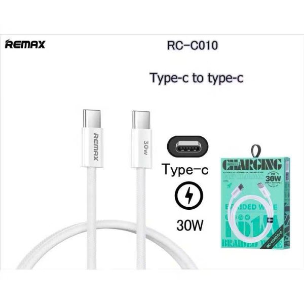 Cáp dữ liệu bện sạc nhanh PD 30W Chelectricy Series RC-C010 C-C