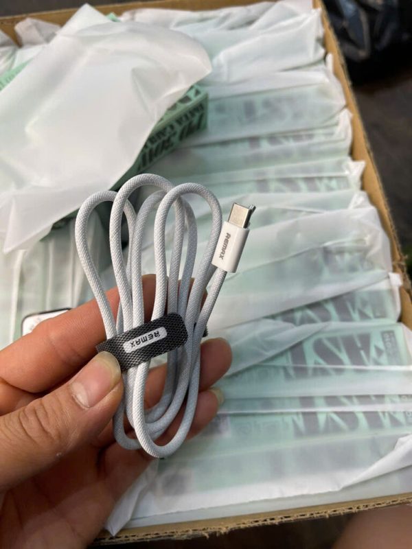 Cáp dữ liệu bện sạc nhanh PD 30W Chelectricy Series RC-C010 C-C