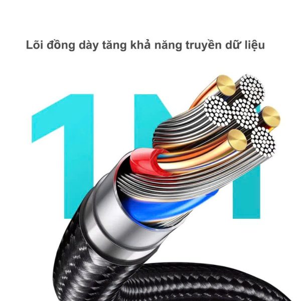 Cáp Sạc Nhanh Usb to Type C X288C Chính Hãng Bwoo Dùng cho các dòng máy chân Type C Samsung Oppo....