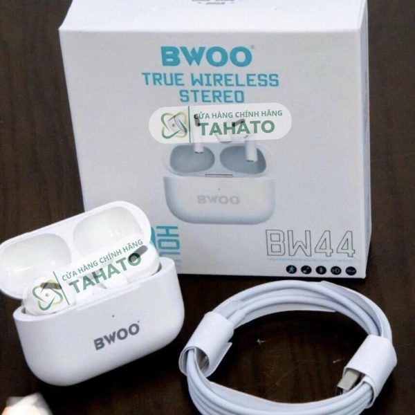 Tai Nghe Bluetooth Bw44 Chính Hãng Bwoo Nhét Tai Chống Ồn Thụ Động Tai nghe Kết Nối Không Dây Chống