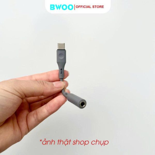 Jack Chuyển Đổi Tai NgheType-C Sang 3.5mm Chính Hãng BWOO SX-80