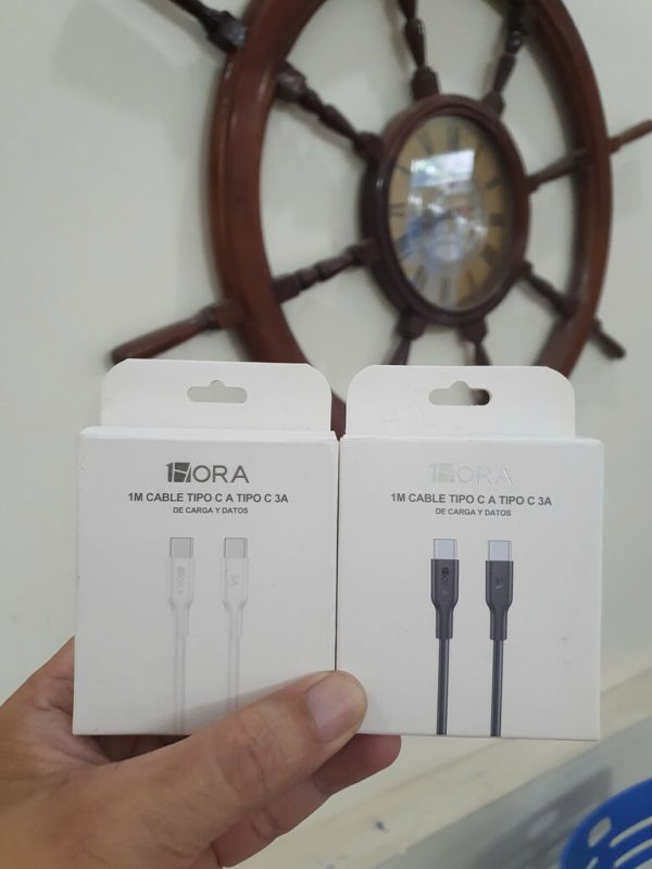 Dây Sạc Nhanh 1Hora CAB252 Cáp Type C to C Dài 1M Sạc Siêu Nhanh 3A, Chất Liệu Nhựa Cao Cấp